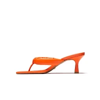 Gardenia Orange Leather