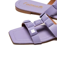 Galia Lilac Leather