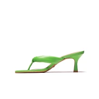 Gardenia Green Leather