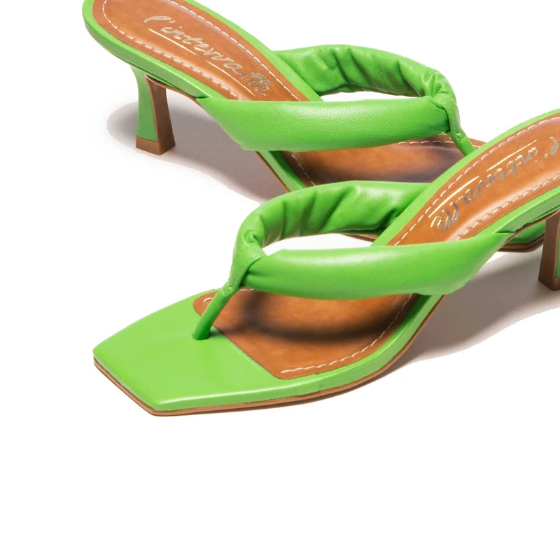 Gardenia Green Leather