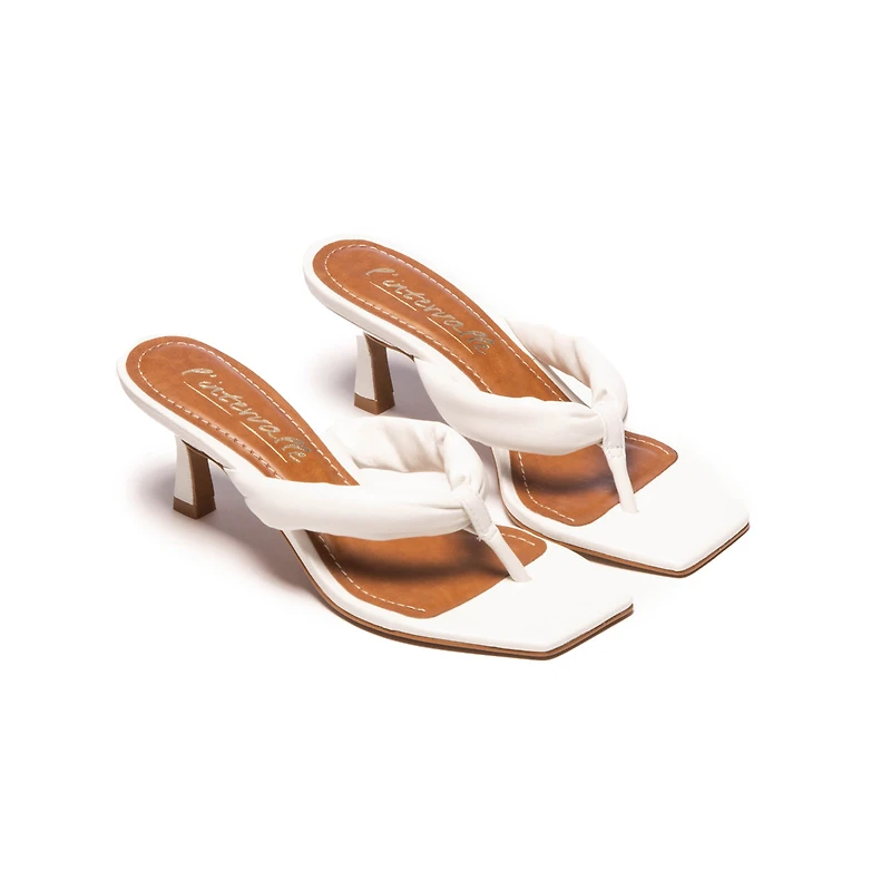 Gardenia White Leather