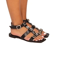 Feya Black Leather