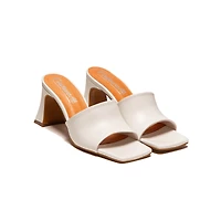 Plaka White Leather