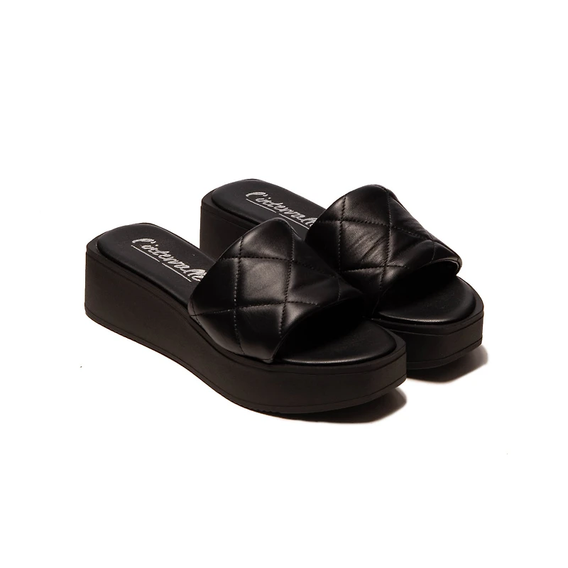 Sicilia Black Leather