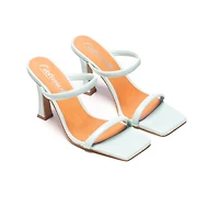 Amaretto Light Blue Leather