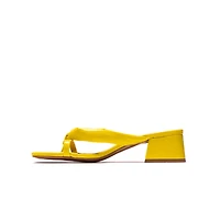 Collins Yellow Leather