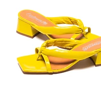 Collins Yellow Leather