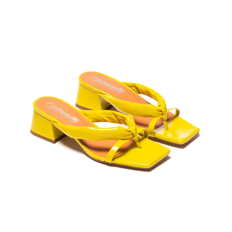 Collins Yellow Leather