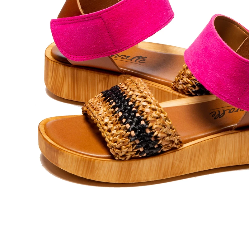 Flit Fuschia Multi Suede