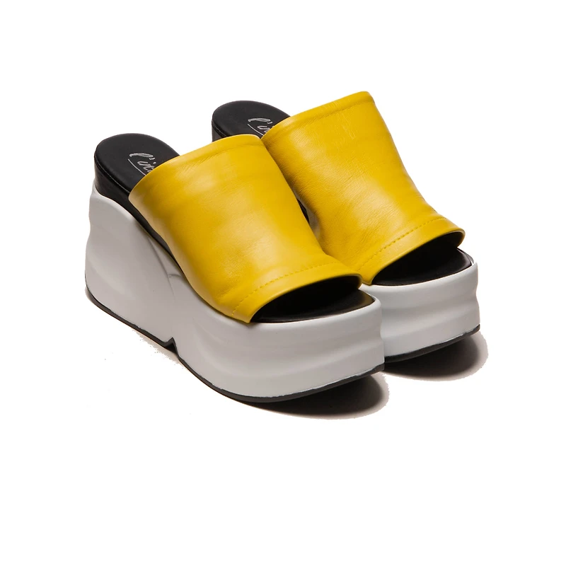 Cricket Yellow Leather