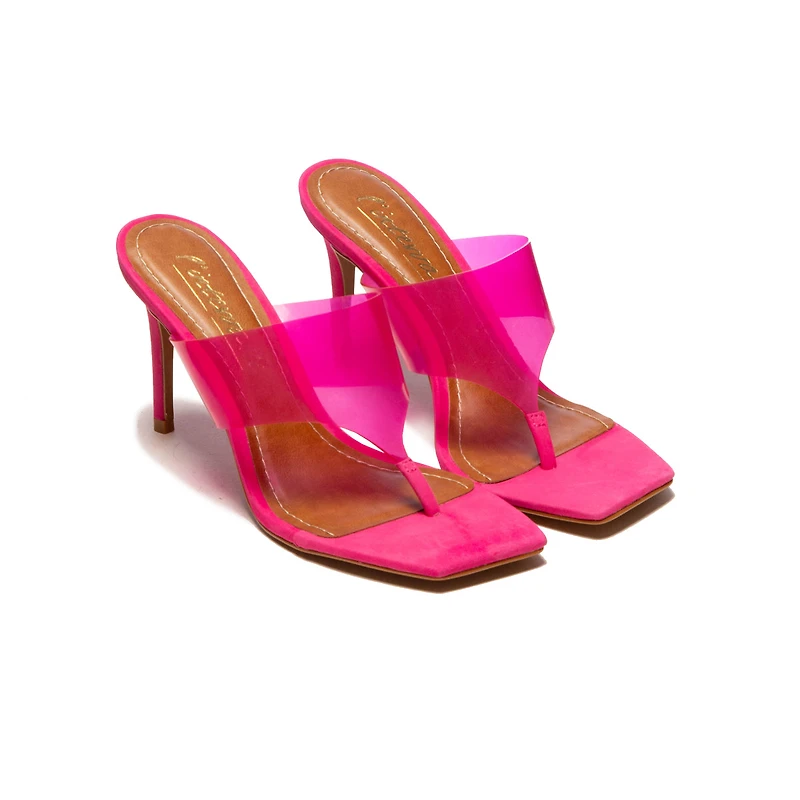 Buzios Fuschia Leather/Vinyl