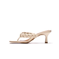 Saxony Off White Leather