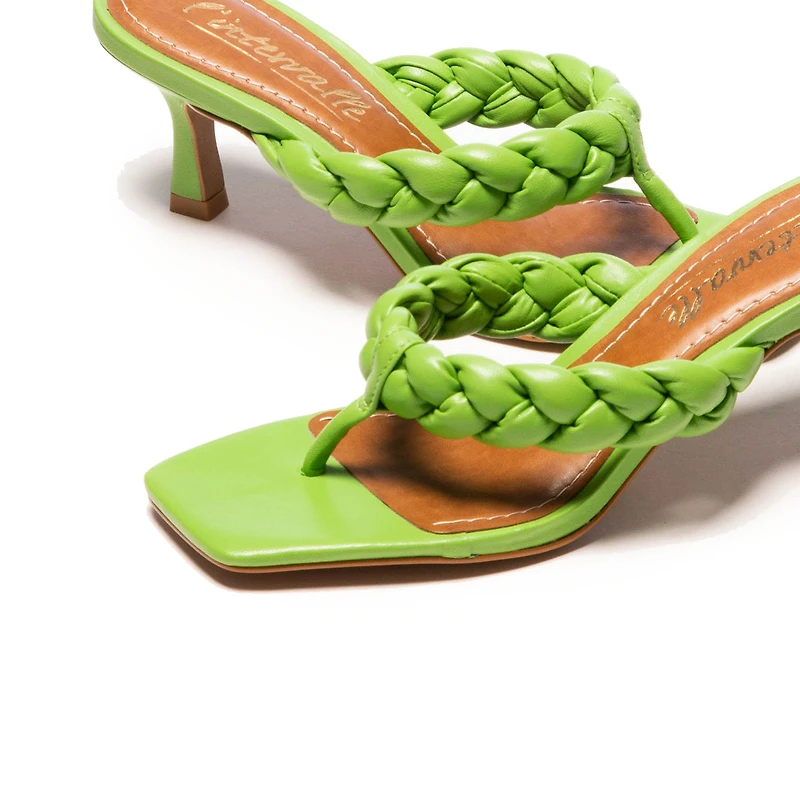 Saxony Green Leather