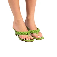 Saxony Green Leather
