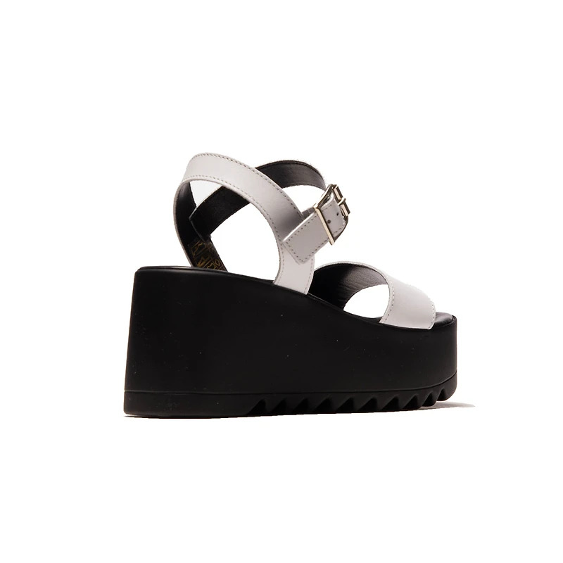 Emmie White Leather