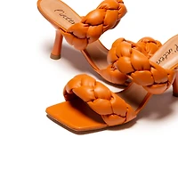 Alecka Orange Leather