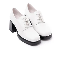 Sevres White Leather