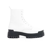 Langport White Leather/ Sole