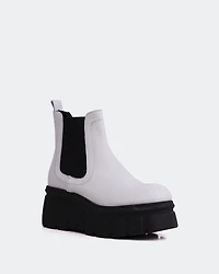 Rupert White Leather