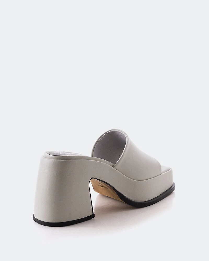 Simos Off White Leather