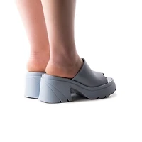 Reagan Light Blue Leather