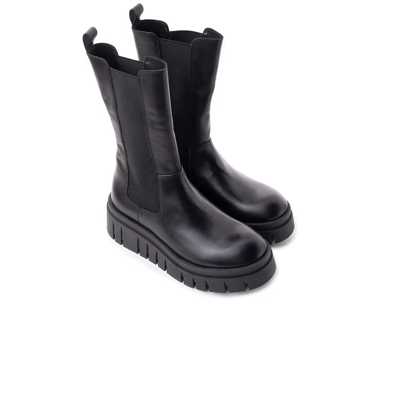 Gunsan Black Leather