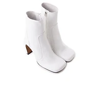 Baden White Leather