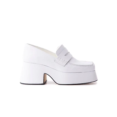 Godiva White Leather