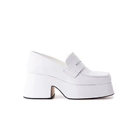 Godiva White Leather