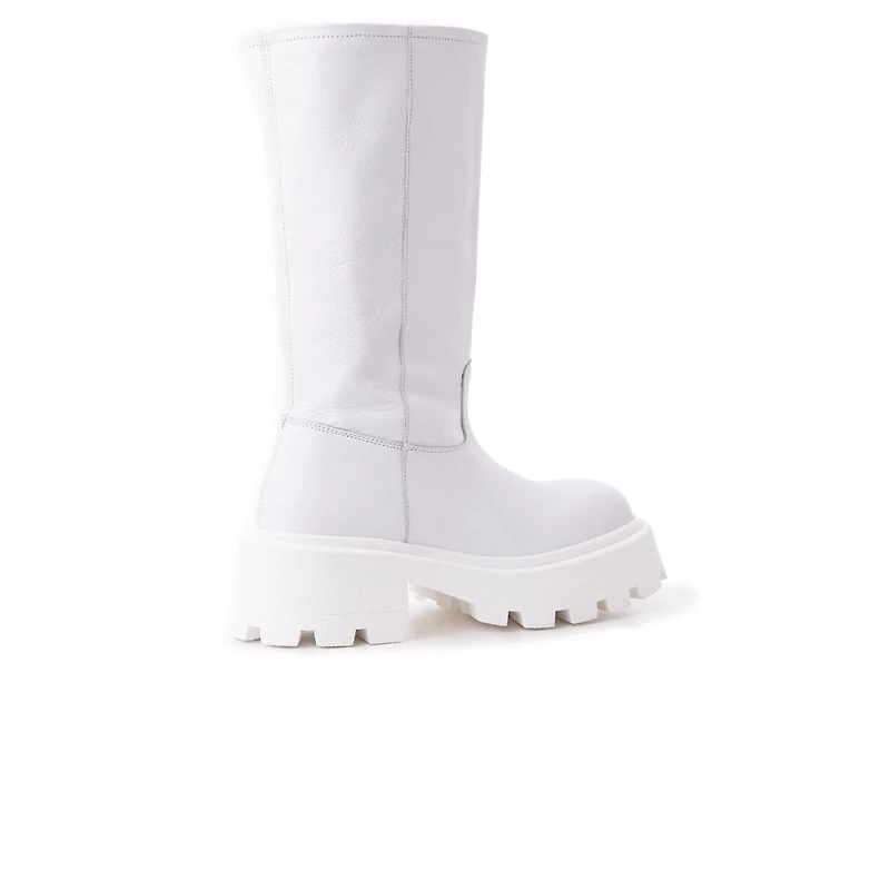 Lucius White Leather