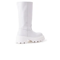 Lucius White Leather