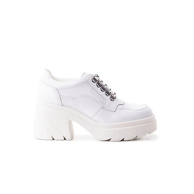 Rowdy White Leather