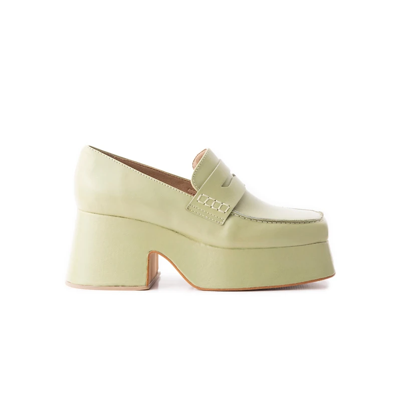 Godiva Light Green Leather