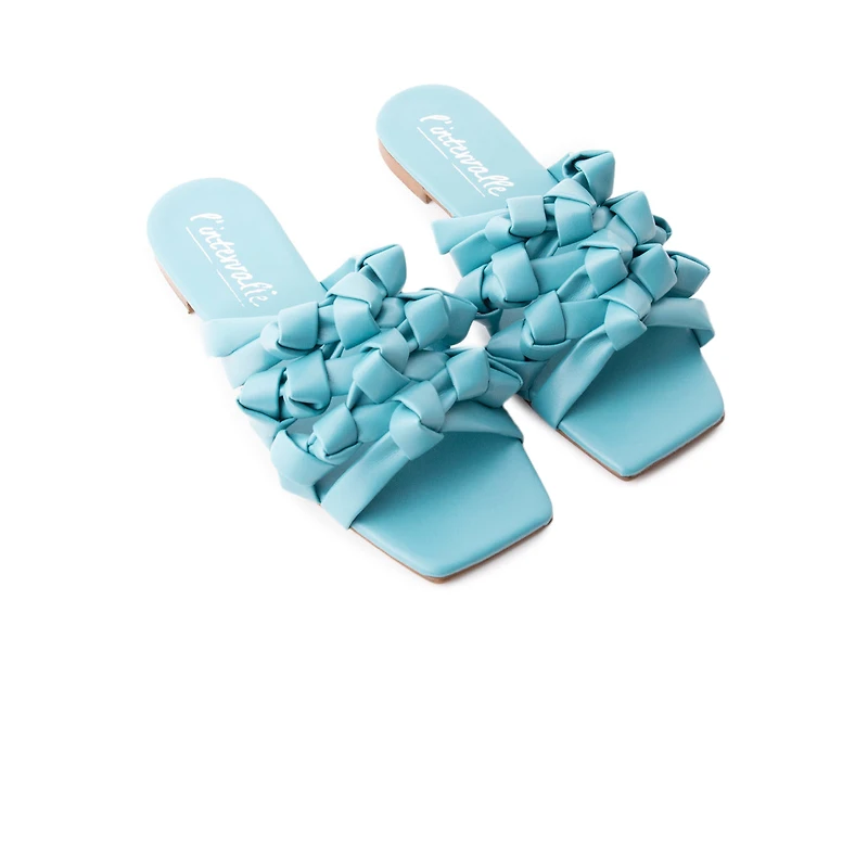 Sutri Light Blue Polyurethane