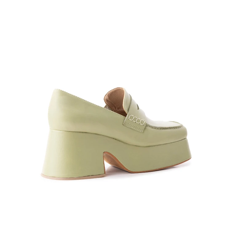 Godiva Light Green Leather
