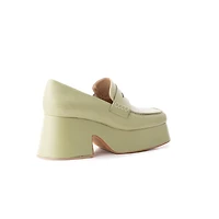 Godiva Light Green Leather