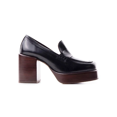Soria Black Leather