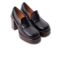 Soria Black Leather