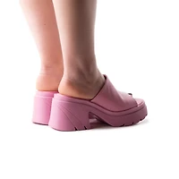 Reagan Pink Leather
