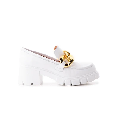 Copenhagen White Leather