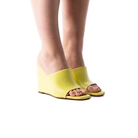 Minerva Yellow Leather