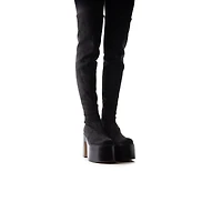 Trigger Black Suede Stretch