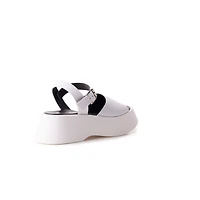 Aran White Leather