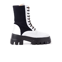 Newark White Leather