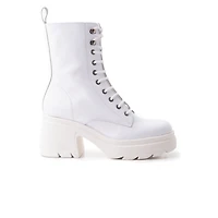 Romeo White Leather