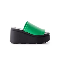 Bunny Green Leather