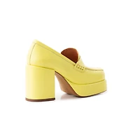 Soria Yellow Leather