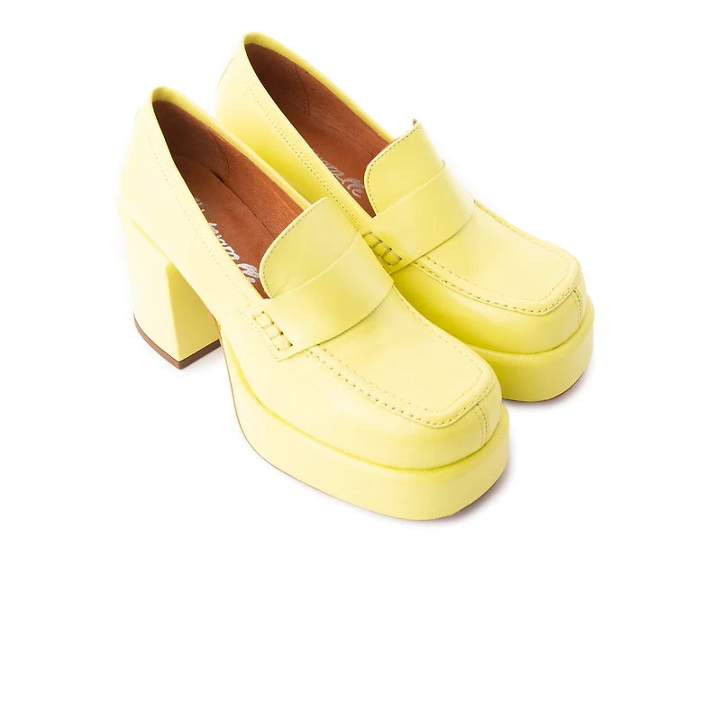 Soria Yellow Leather