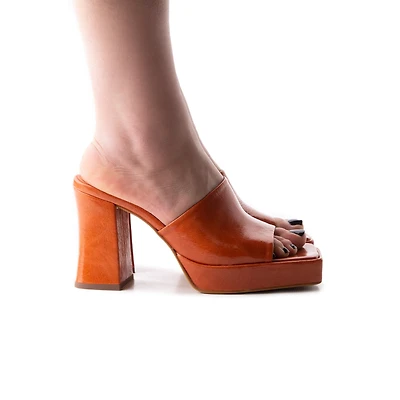 Morelia Burnt Orange Leather