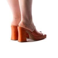 Morelia Burnt Orange Leather